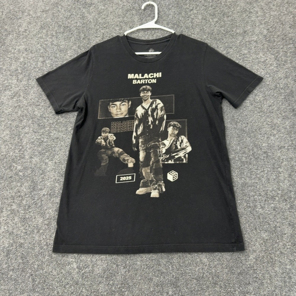 Disney Descendants Zombies T Shirt L Black Cotton Malachi Barton 2025 Tour